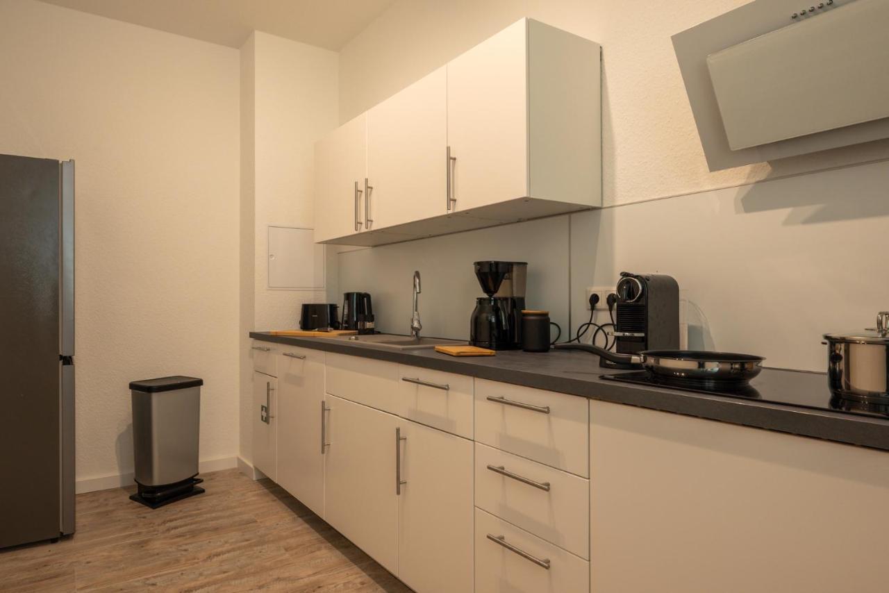 Maremar - Design Apartment - Luxus Boxspringbett - Zentral - Kueche - Arbeitsplatz - Highspeed Wlan Gera Exterior foto